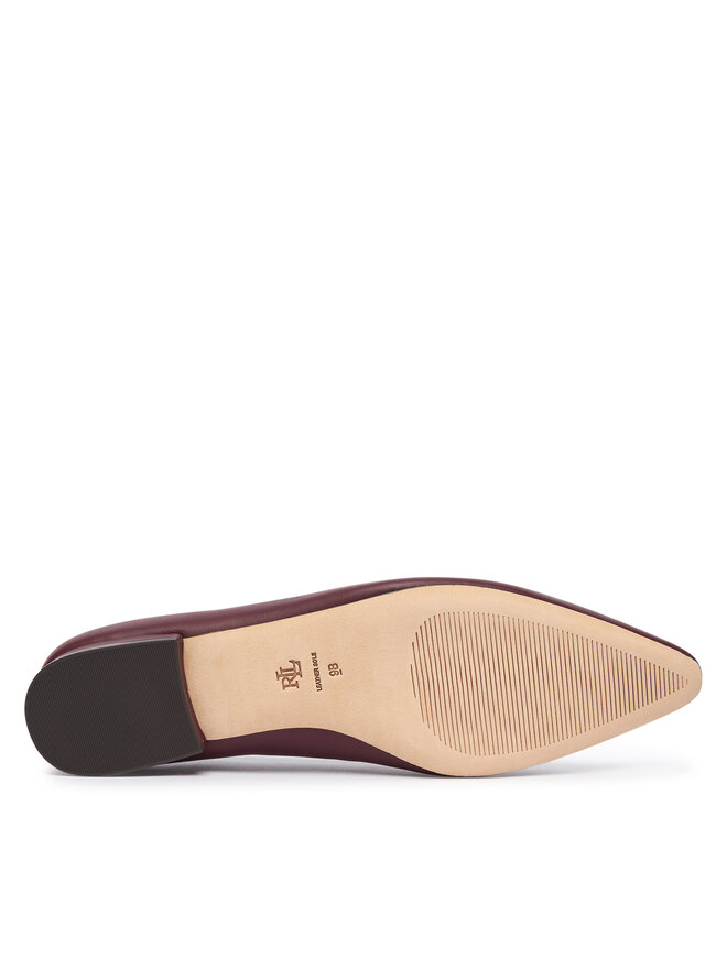 LAUREN RALPH LAUREN Ballerinas LAUREN RALPH LAUREN Audri 802P18411006 Dunkelrot