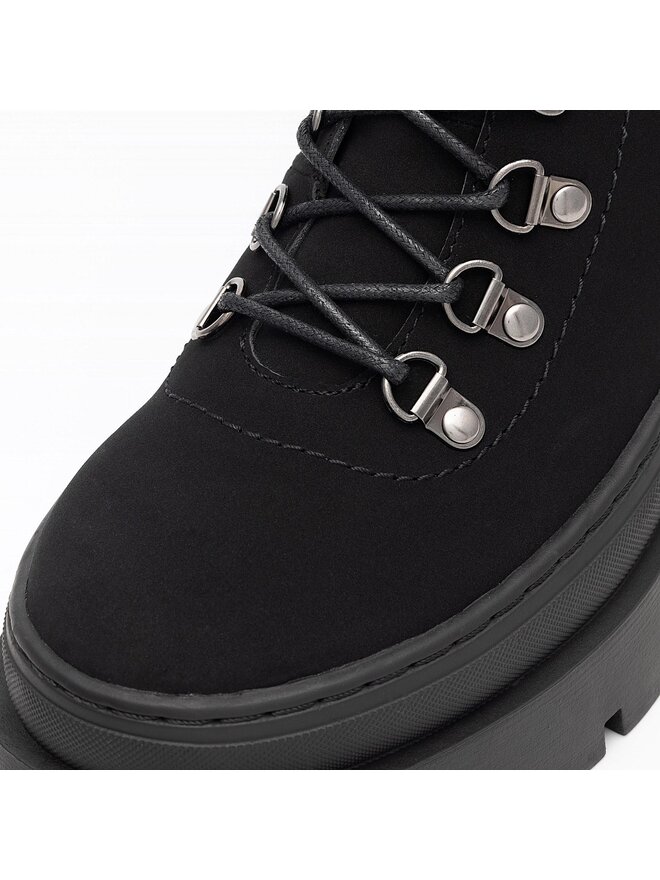 DeeZee Schnürschuhe DeeZee ERNA WS6151-05 Schwarz