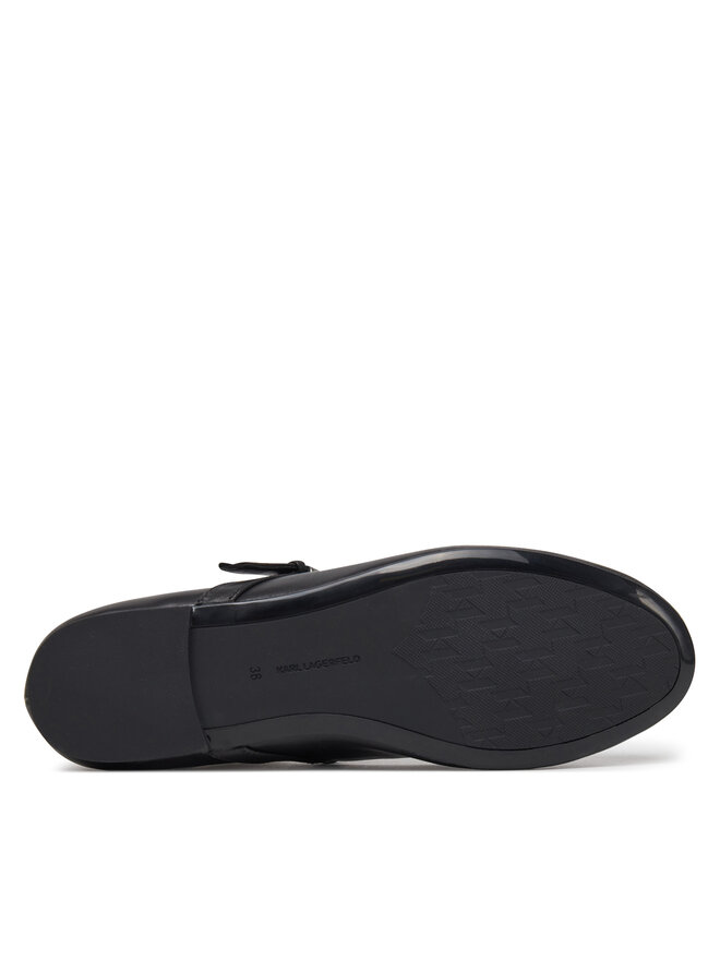 KARL LAGERFELD Balerini KARL LAGERFELD Karo KL40121S Negru