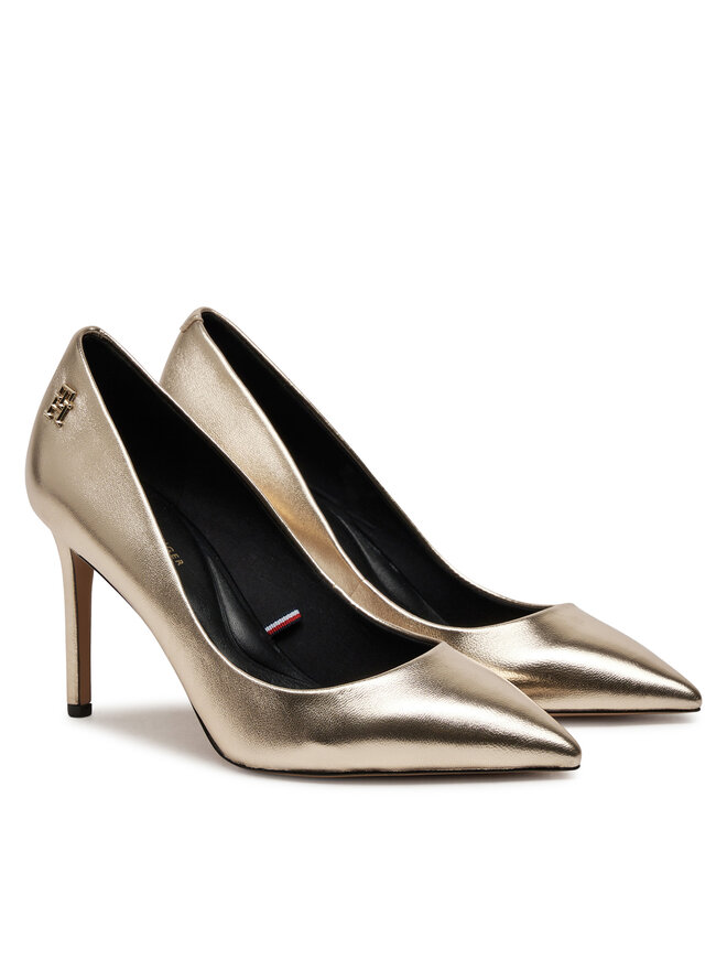 Tommy Hilfiger Tacón de aguja Tommy Hilfiger FW0FW08156 Oro