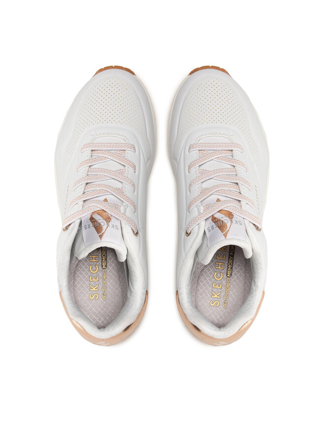 Skechers Снікерcи Skechers Uno Shimmer Away 155196/WHT Білий