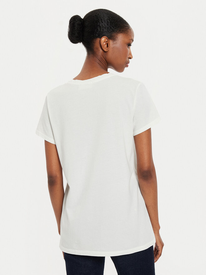 ViCOLO ViCOLO Camiseta RB0910 Écru Regular Fit