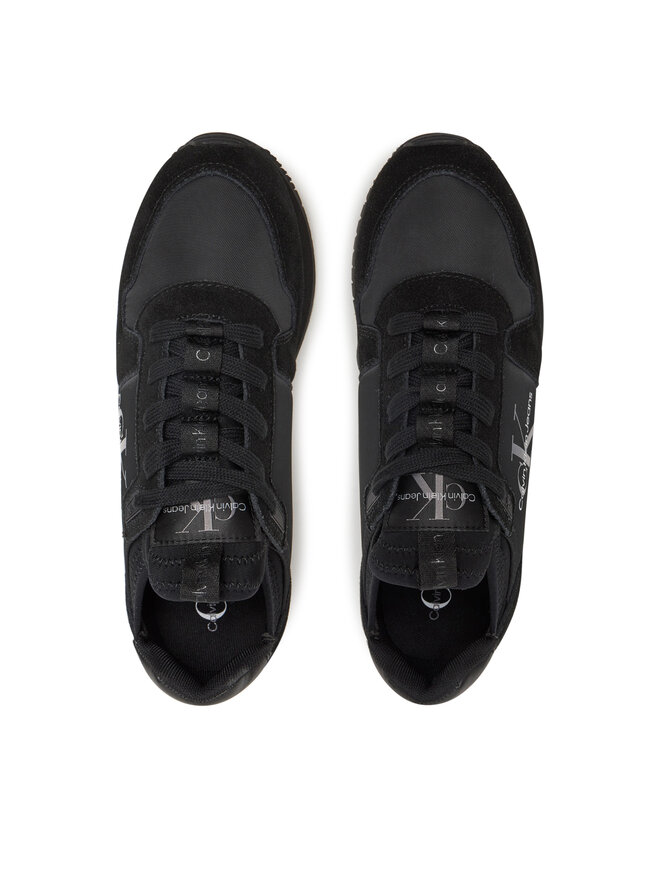 Calvin Klein Jeans Sneakers Calvin Klein Jeans Runner Sock Laceup Ny-Lth Wn YW0YW00840 Nero