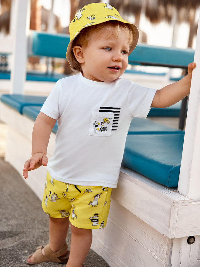 Mayoral Mayoral T-Shirt 1639 Κίτρινο Regular Fit