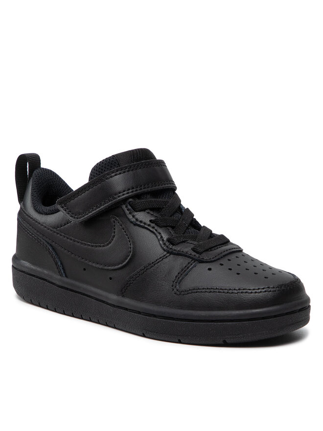Nike Sneakersy Nike Court Borough Low 2 (PSV) BQ5451 001 Czarny