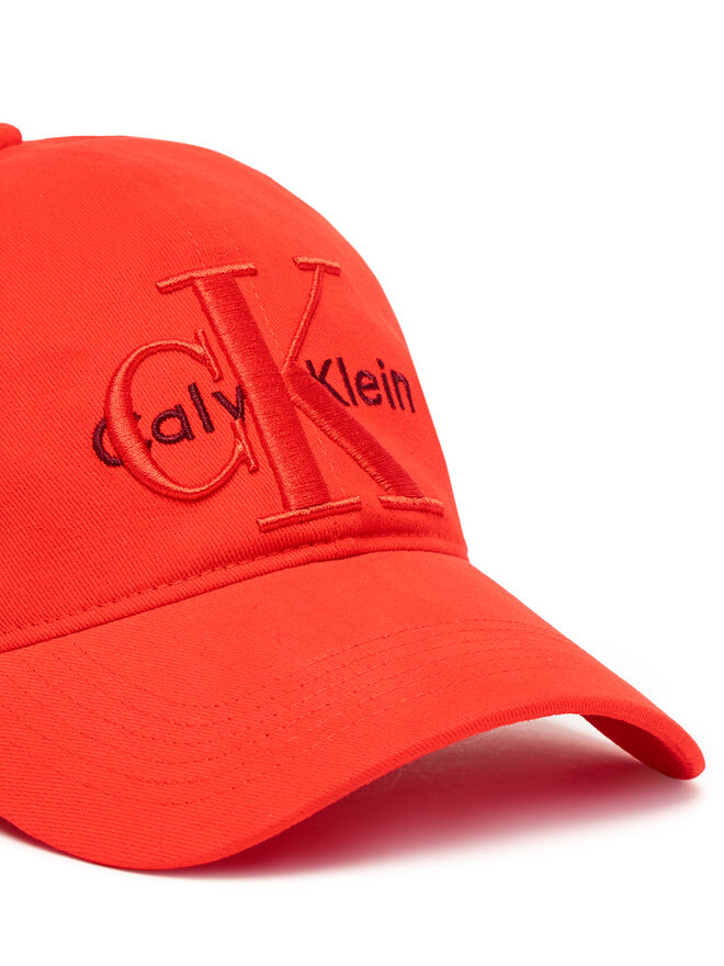Calvin Klein Cap Calvin Klein Large Monologo LV04D5039G Rot