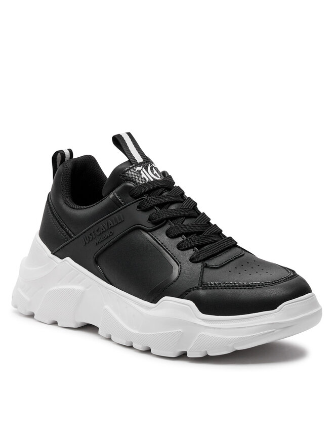 Just Cavalli Sneakersy Just Cavalli 76QA3SL9 Černá