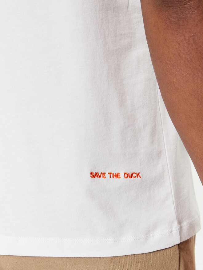Save The Duck Save The Duck Футболка DT1194M BESY18 Білий Regular Fit