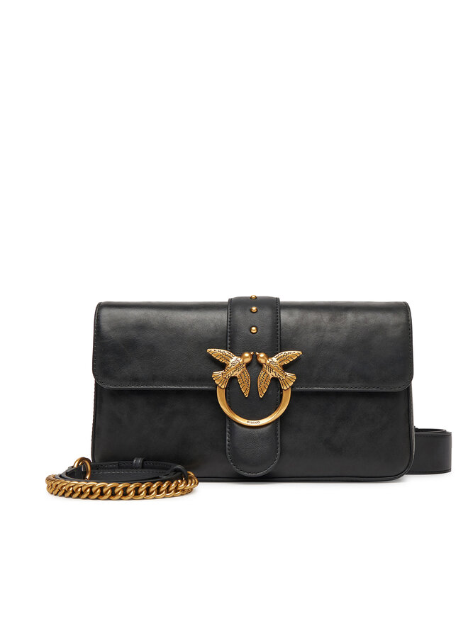 PINKO Handtasche PINKO Love One Classic Slouchy Fl PE 25 PLTT 104524 A2C2 Schwarz