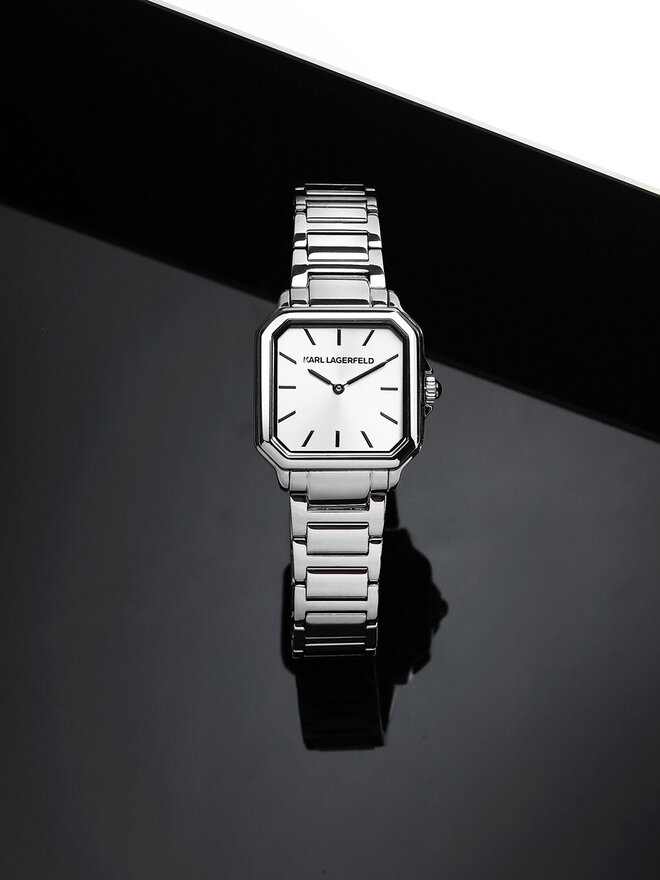 KARL LAGERFELD Ρολόι KARL LAGERFELD R0553102506 Ασημί