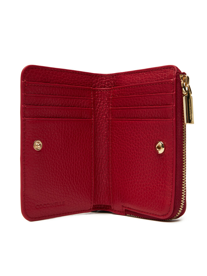 Coccinelle Голям дамски портфейл Coccinelle MW5 Metallic Soft E2 MW5 11 D1 01 Червен