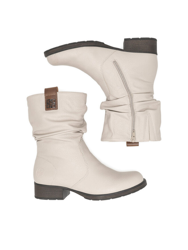 Rieker Botine Rieker Z9583-60 Bej