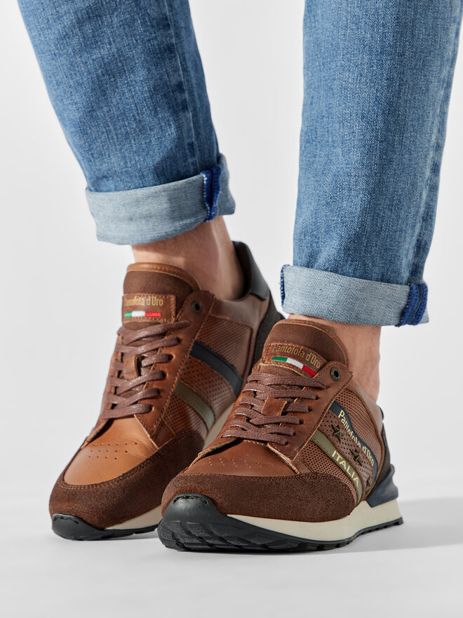 Pantofola d'Oro Sneakersy Pantofola d'Oro Imola Runner Uomo Low 10223035.JCU Hnědá
