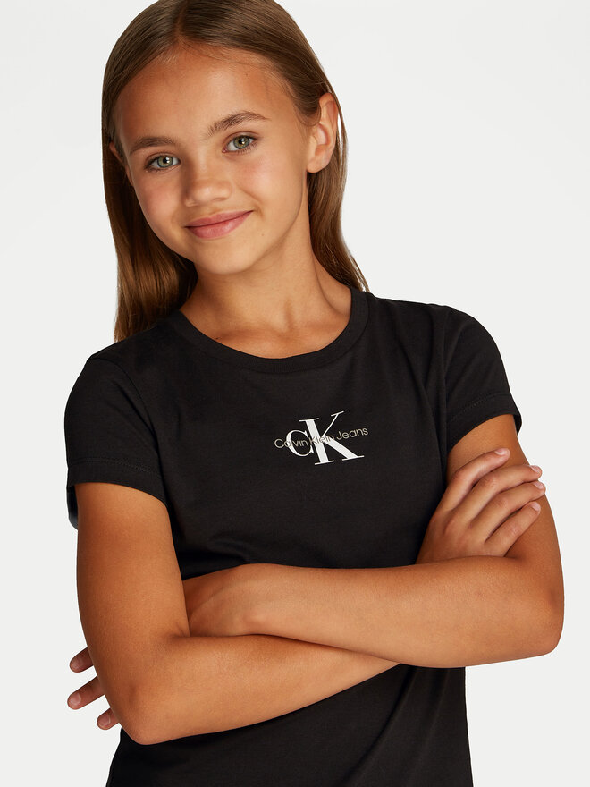 Calvin Klein Jeans Calvin Klein Jeans Σετ 2 T-Shirts Monologo IG0IG02860 Έγχρωμο Slim Fit