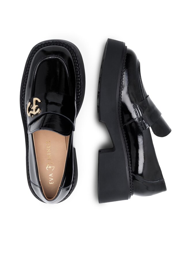 Eva Minge Loafers Eva Minge LAGOA-24750 Μαύρο