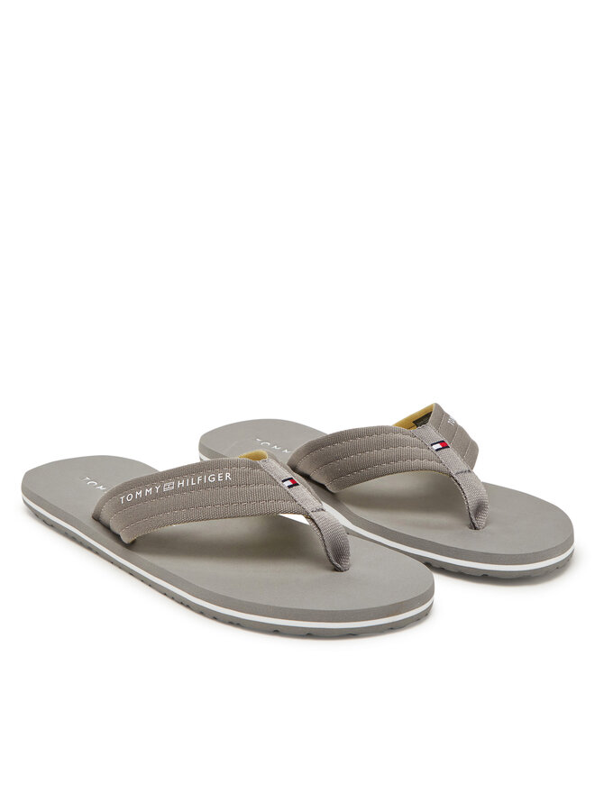 Tommy Hilfiger Žabky Tommy Hilfiger Hilfiger Nyc Beach Sandal FM0FM05437 Šedá