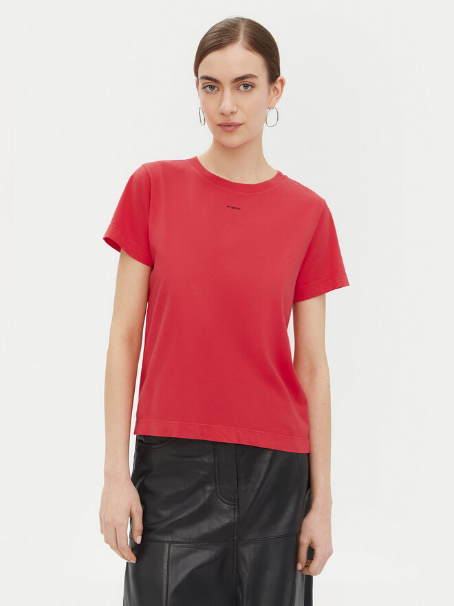 PINKO PINKO Camiseta 100373 A228 Rojo Regular Fit