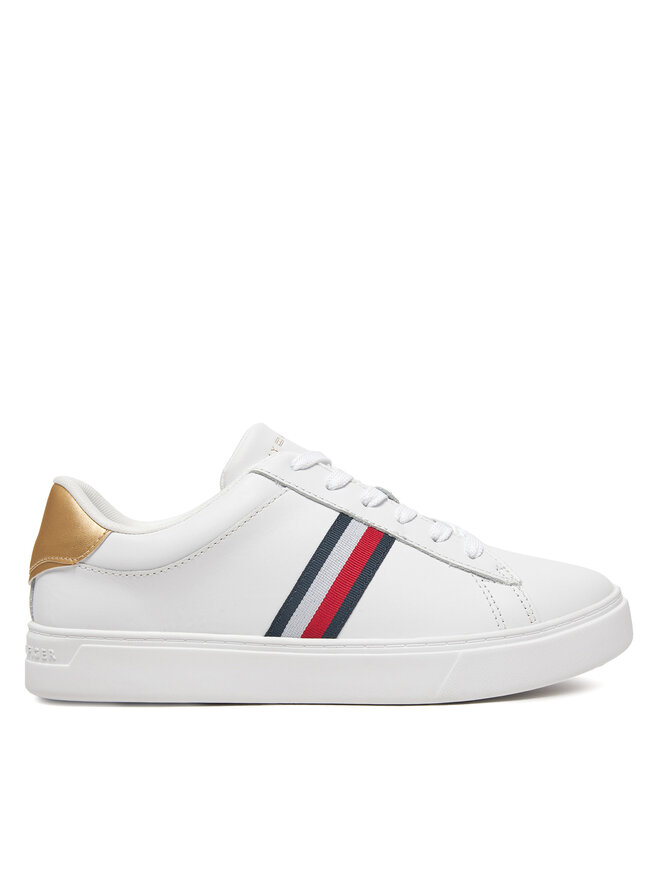 Tommy Hilfiger Sneakers Tommy Hilfiger Essential Court Sneaker FW0FW08321 Alb