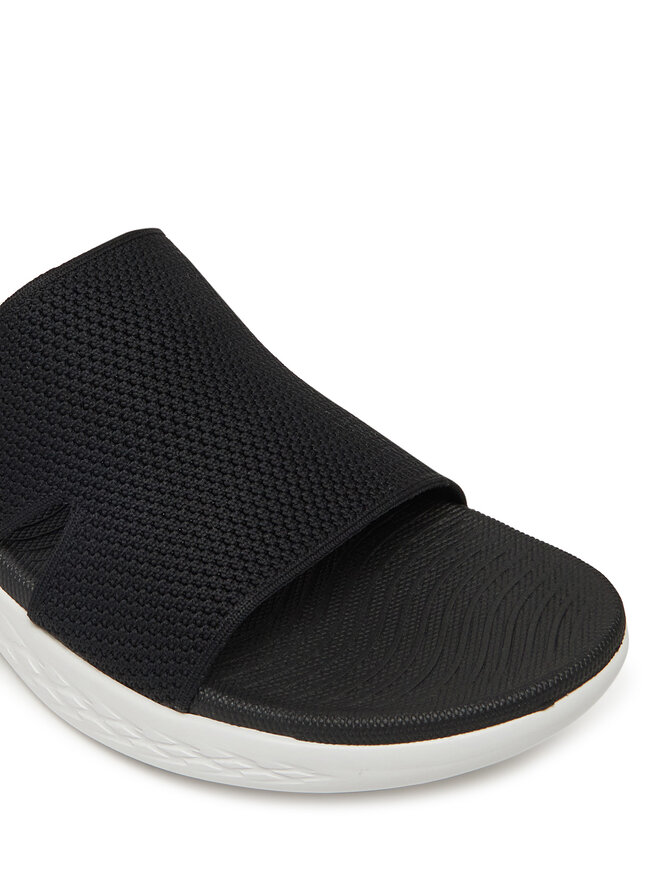 Skechers Παντόφλες Skechers On-The-Go 600-Oceanside 140003/BKW Μαύρο
