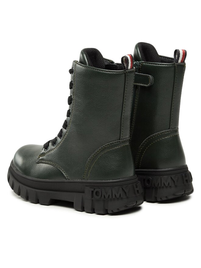 Tommy Hilfiger Stivali Tommy Hilfiger T3A5-33057-1355406 M Verde