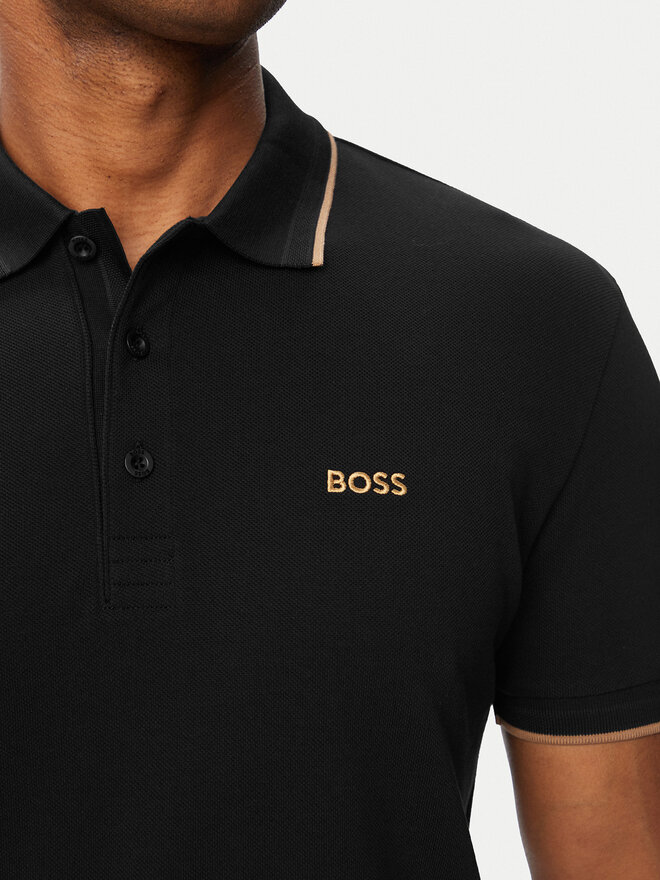 BOSS BOSS Poloshirt Paddy 50469055 Schwarz Regular Fit