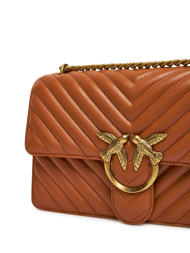 PINKO Torebka PINKO Love One Classic Dc PE 24 PLTT 100941 A0GK Brązowy