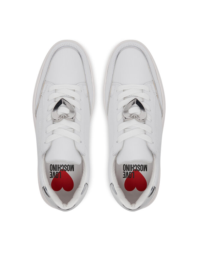 LOVE MOSCHINO Sneakersy LOVE MOSCHINO JA15214G1MIA610B Biały