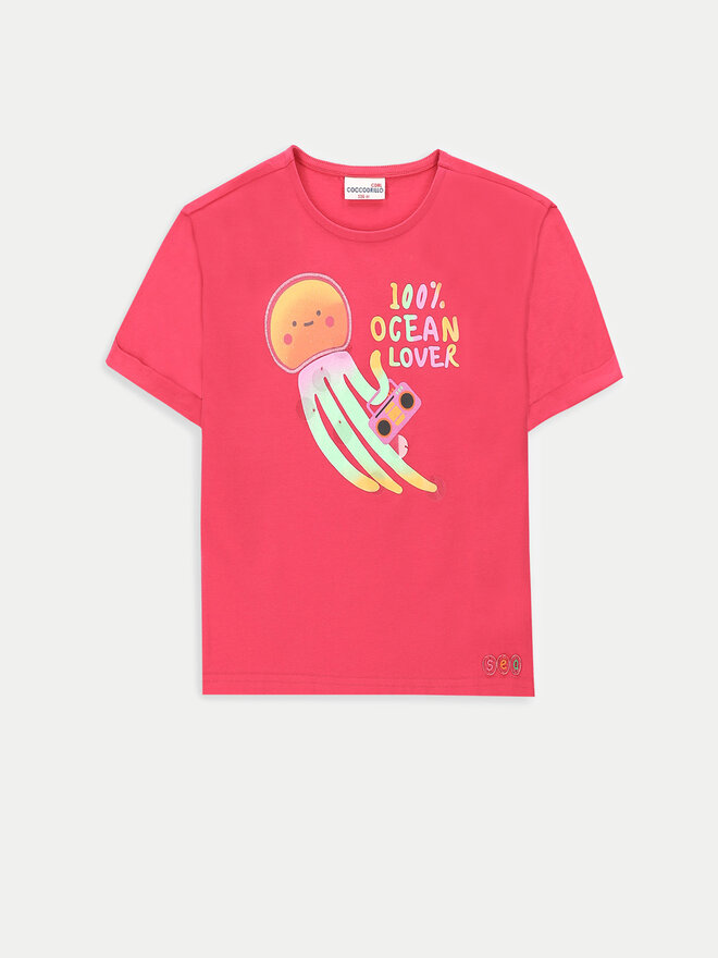 Coccodrillo Coccodrillo T-Shirt WC4143202OWK Ροζ Regular Fit