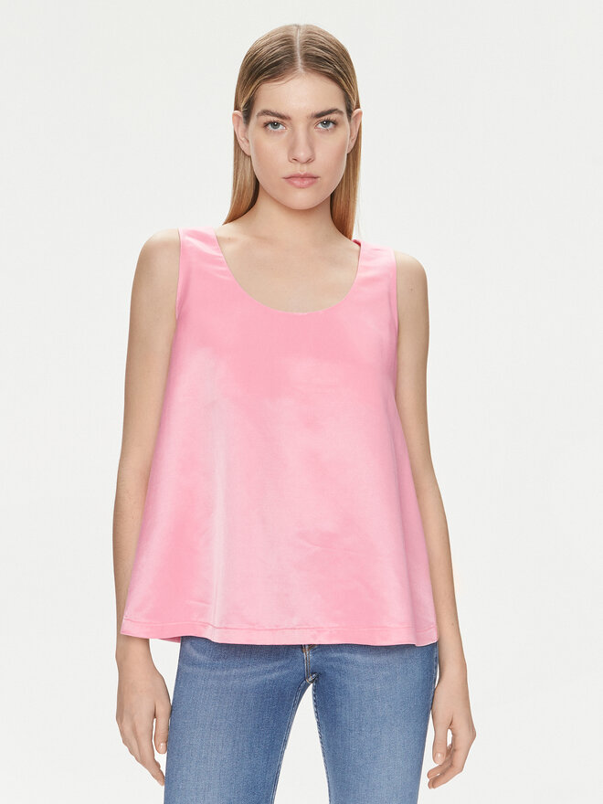 United Colors Of Benetton United Colors Of Benetton Marškinėliai 5XONDQ06Z Rožinė Relaxed Fit