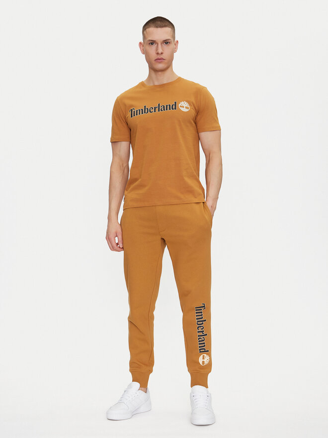 Timberland Timberland Marškinėliai TB0A5UPQ Smėlio Regular Fit