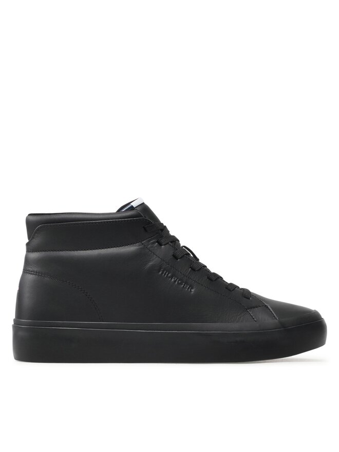 Tommy Hilfiger Sneakers Tommy Hilfiger Prep Vulc High Leather FM0FM04172 Schwarz