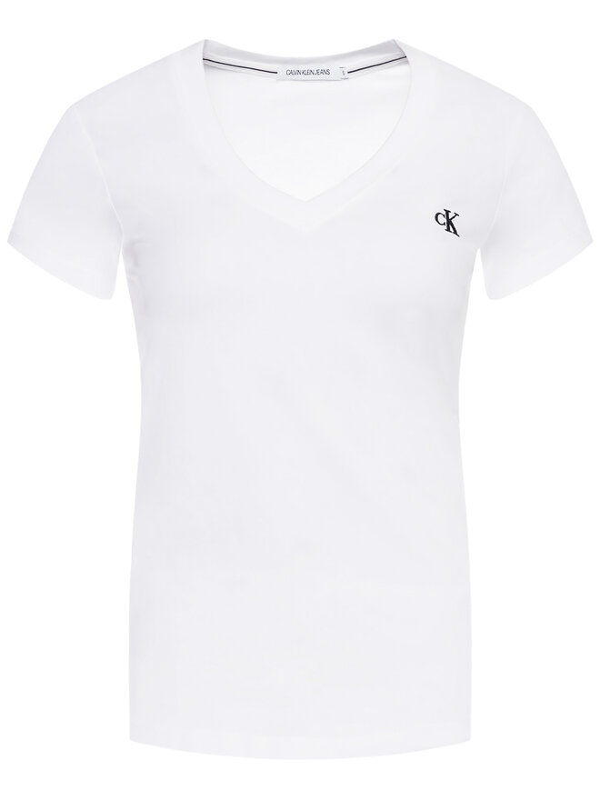 Calvin Klein Jeans Calvin Klein Jeans Marškinėliai J20J213716 Balta Regular Fit