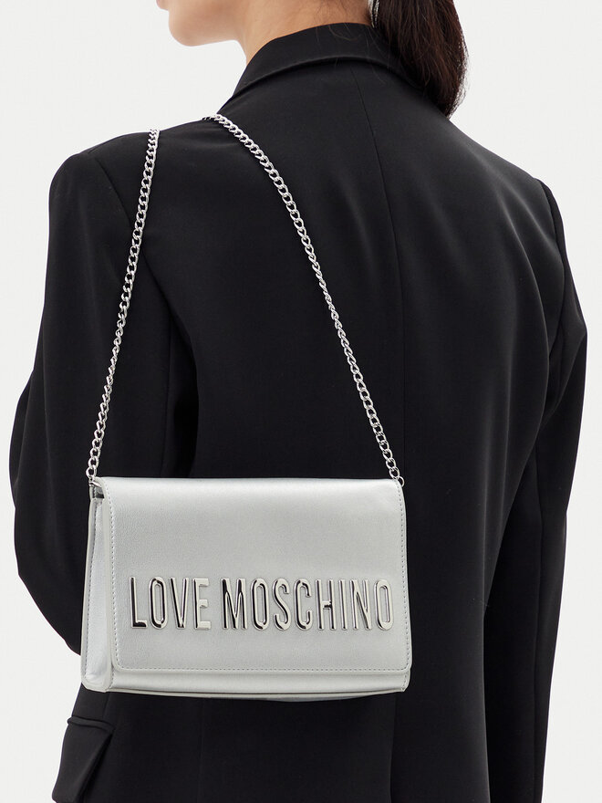 LOVE MOSCHINO Τσάντα LOVE MOSCHINO JC4103PP1MKD196B Ασημί