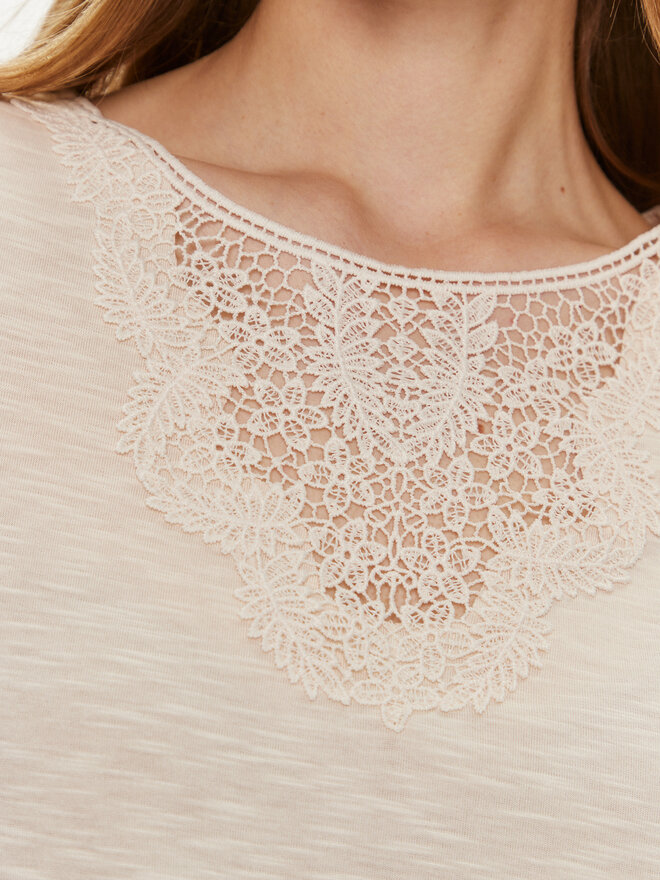 JDY JDY Футболка Dodo 15296235 Бежевий Regular Fit