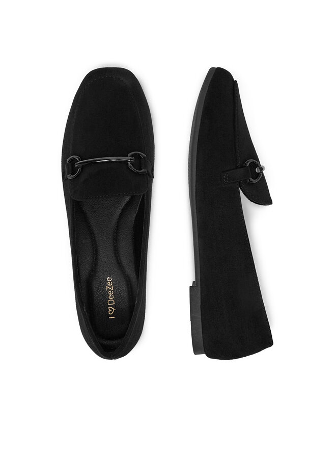 DeeZee Mokasyny DeeZee JS-001 Czarny