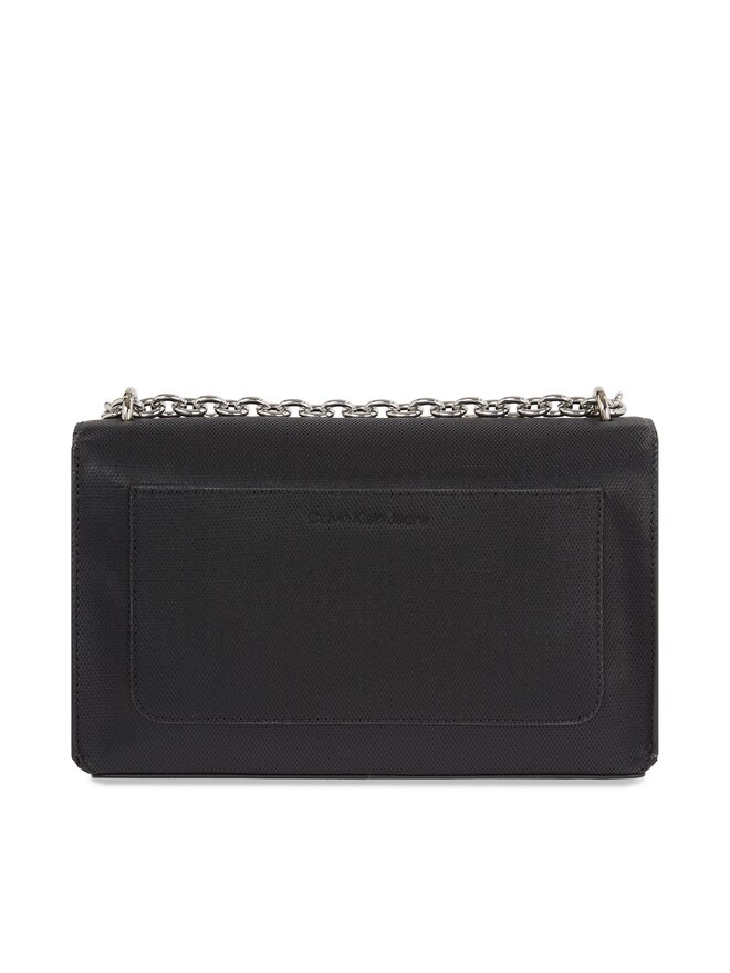 Calvin Klein Jeans Handtasche Calvin Klein Jeans Minimal Monogram Ew Flap Ch25 T K60K611951 Schwarz