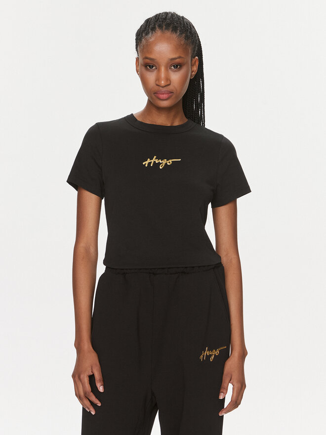 HUGO Hugo T-Shirt Classic 50508289 Μαύρο Regular Fit