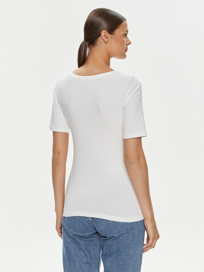 Gant Gant Marškinėliai 4203491 Balta Slim Fit