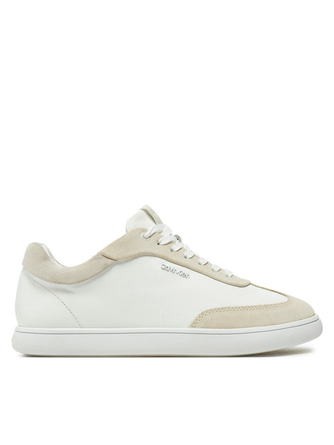 Calvin Klein Сникърси Calvin Klein Cupsole Lace Up - Lth Sue Mix HW0HW02435 Бежов