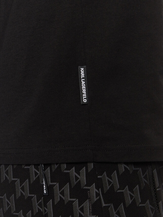 KARL LAGERFELD KARL LAGERFELD T-Shirt 755099 551251 Μαύρο Regular Fit