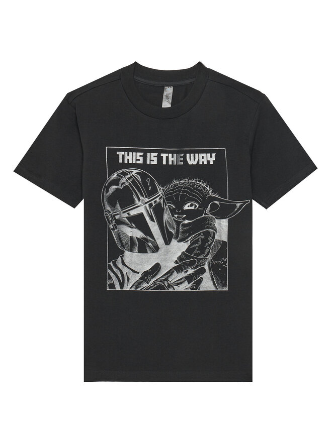 adidas adidas Футболка Star Wars The Mandalorian™ JD4547 Чорний Regular Fit