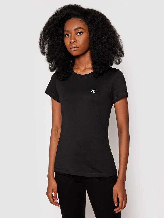 Calvin Klein Jeans Calvin Klein Jeans T-Shirt J20J212883 Μαύρο Regular Fit
