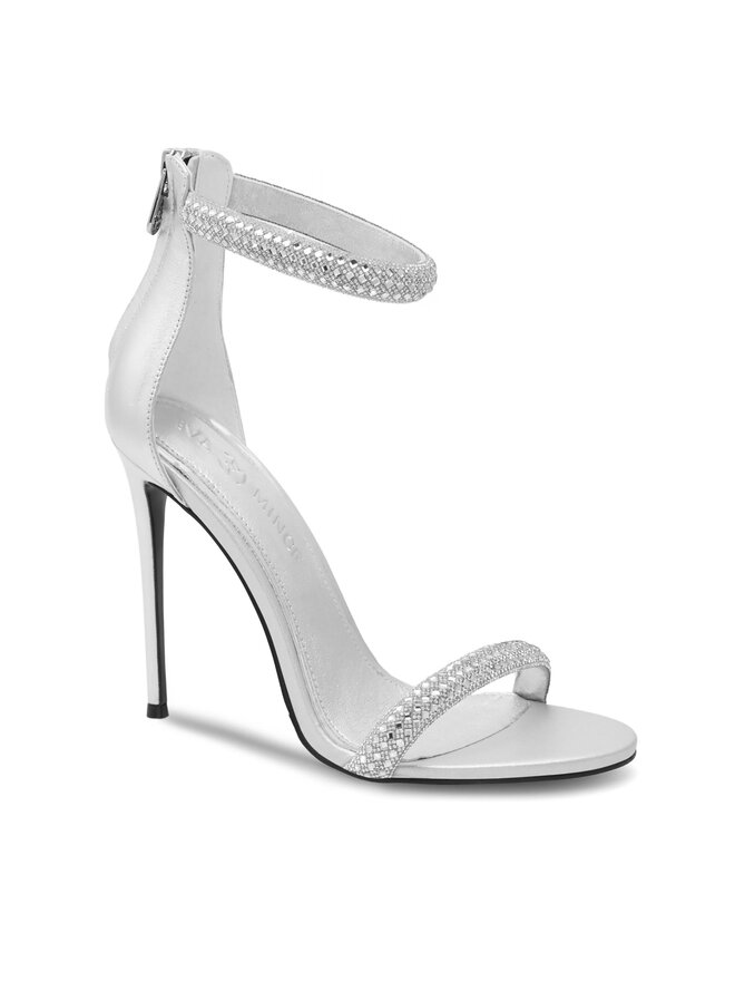 Eva Minge Sandali Eva Minge MARGUERITE-2360-103 Srebrna