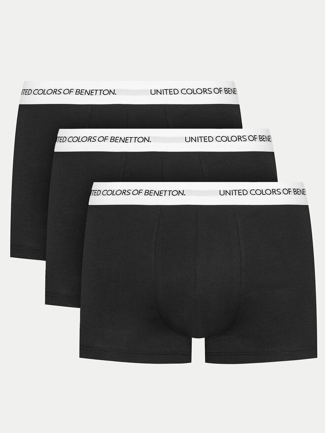 United Colors Of Benetton United Colors Of Benetton 3er-Set Boxershorts 3OP82X00Y Schwarz