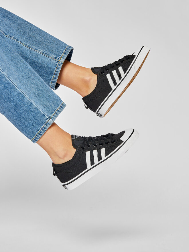 Trampki adidas Nizza CQ2332 Czarny | eobuwie.com.pl