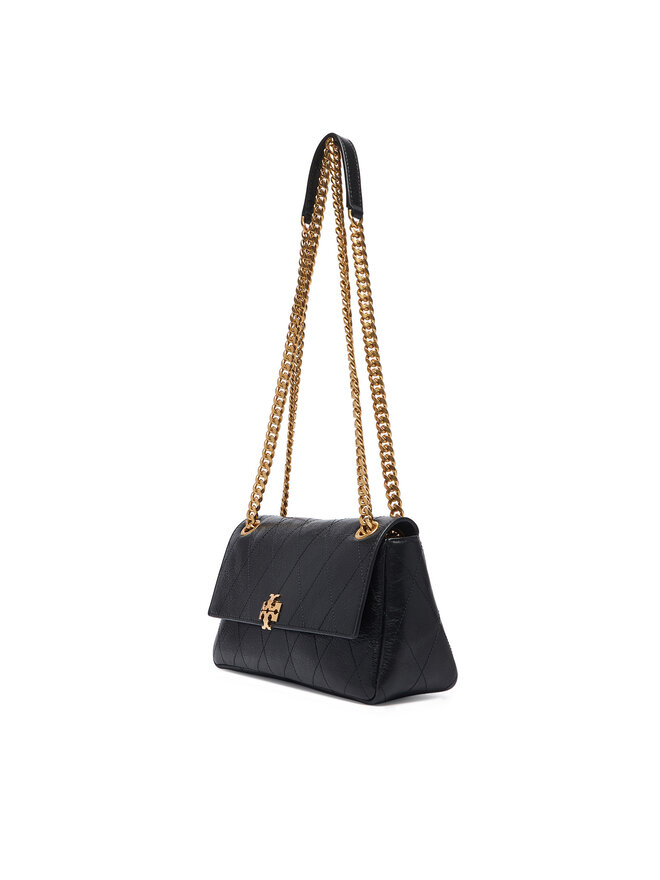 Tory Burch Handtasche Tory Burch Charlie Quilted Small Shoulder Bag 185829 Schwarz