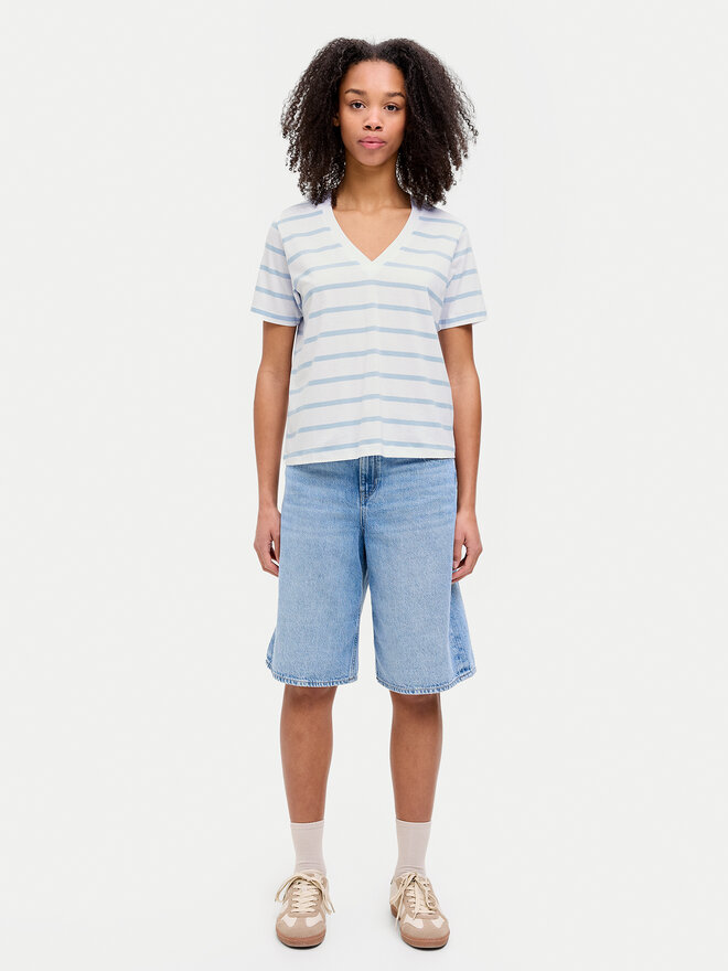 JJXX JJXX Camiseta Annie 12257577 Azul Regular Fit