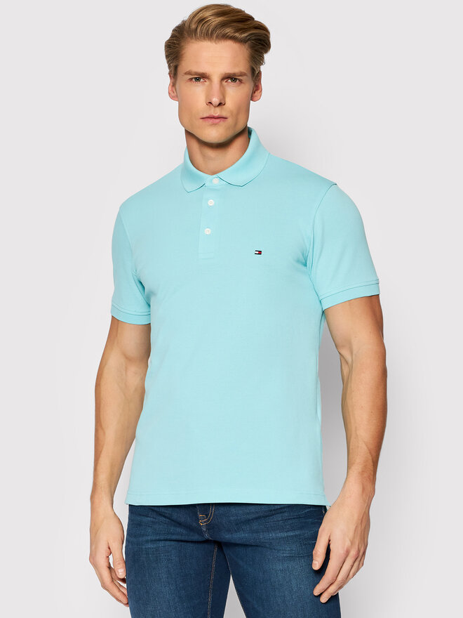 Tommy Hilfiger Tommy Hilfiger Poloshirt 1985 MW0MW17771 Blau Slim Fit