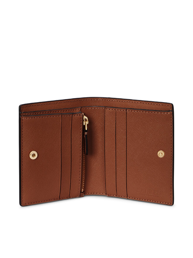 LAUREN RALPH LAUREN Mały Portfel Damski LAUREN RALPH LAUREN 432962112002 Brązowy