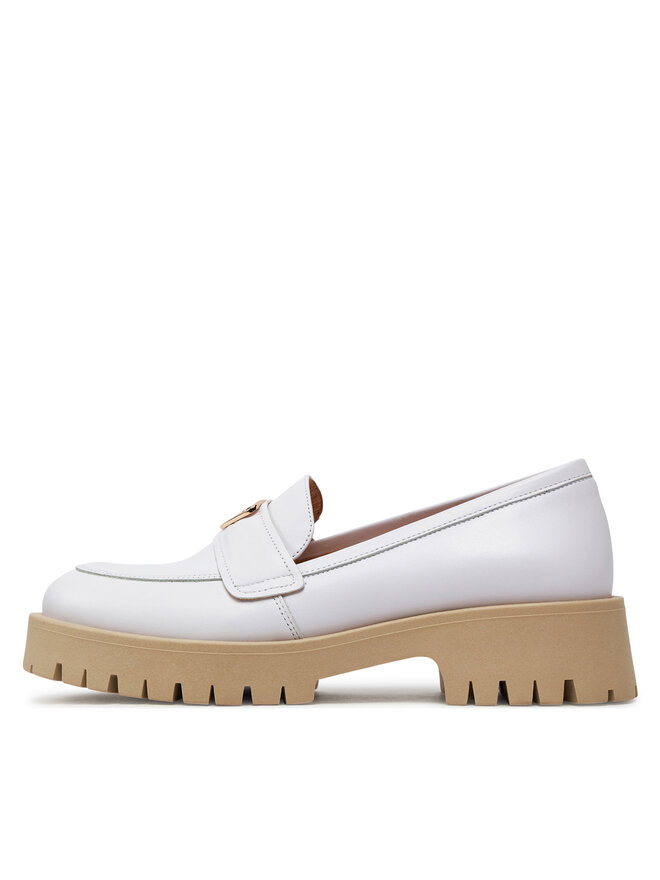 R.Polański Loafersy R.Polański 1679 Biały